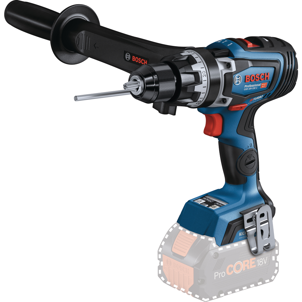 Bosch Akku-Schlagbohrschrauber 18V c&g GSB 18V-150 C 84/100/150Nm BITURBO solo