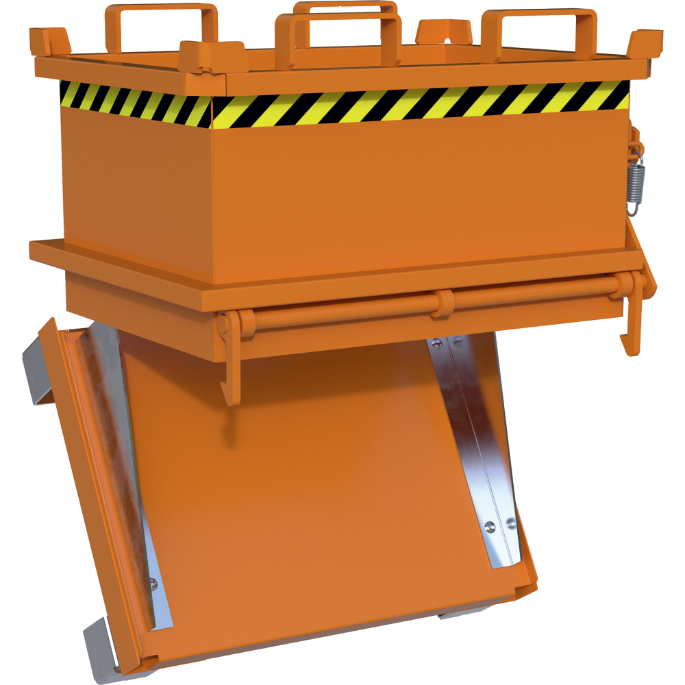 Mini-Klappbodenbehälter MSB 150, lackiert, Lichtblau