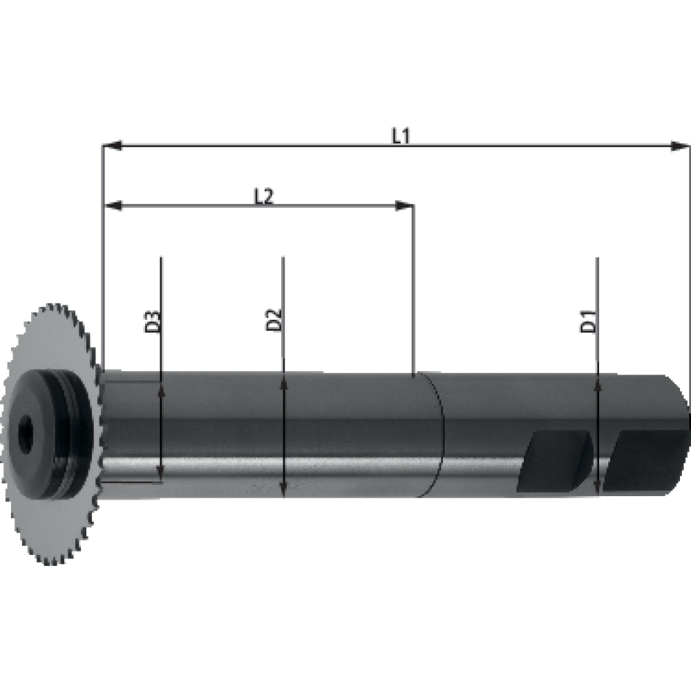 TSCHORN Sägeblattaufnahme DIN1835 Form B 63x16mm