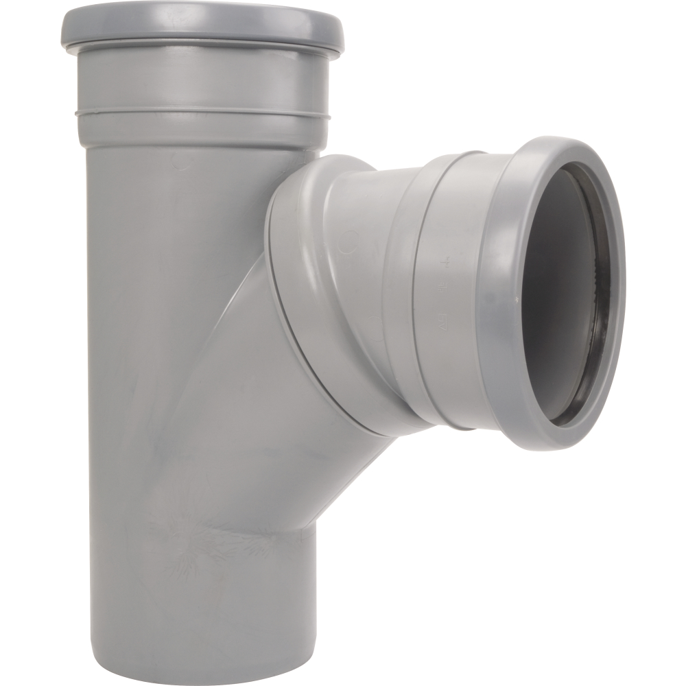 HT-PP Abzweig verstellbar 45-90° DN110 m.2 Gelenken