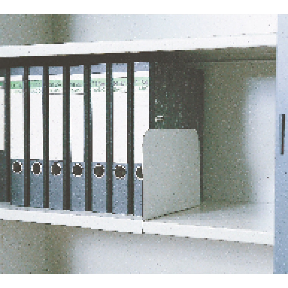 Aktenstütze grau 200X100X290 mm aufschieb.