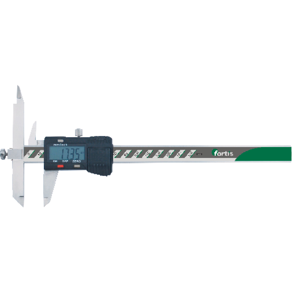 FORTIS Dig.-Messchieber mit Schenkel digital 150mm o.D.