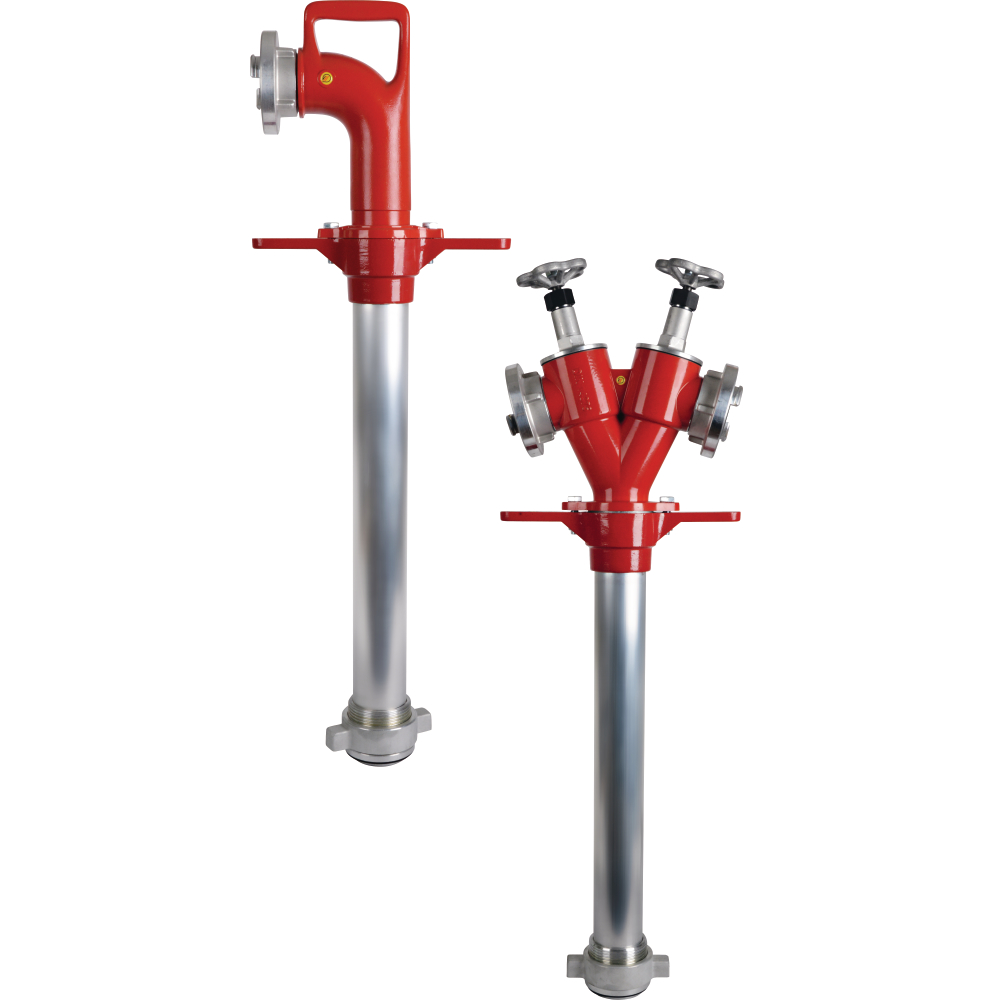 Hydrantenstandrohr für Unterflurhydranten DIN 3221, DN 80,