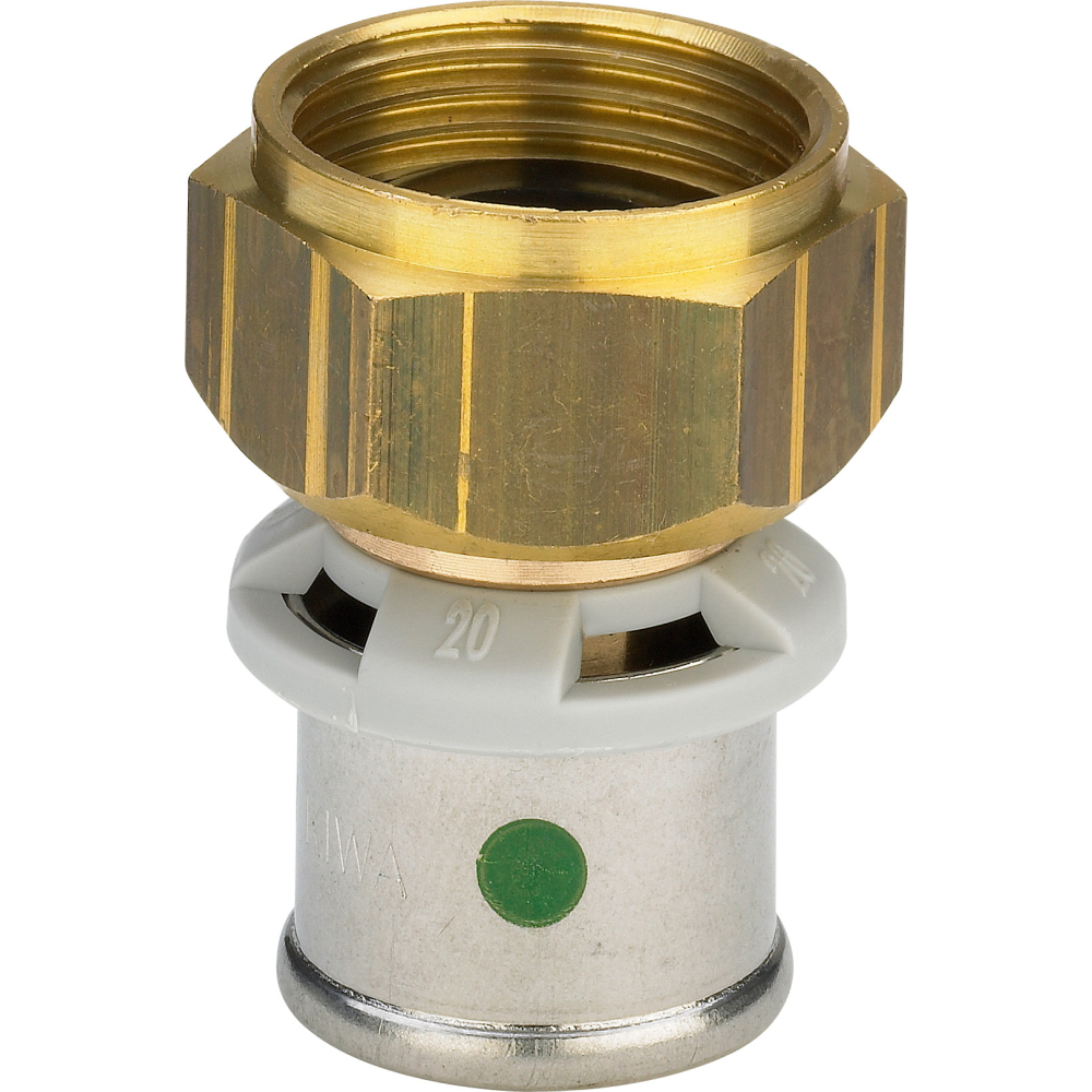 Viega Verschraubung mit SC Sanfix P 2163 in 25mm x G1 1/4 Rotguss