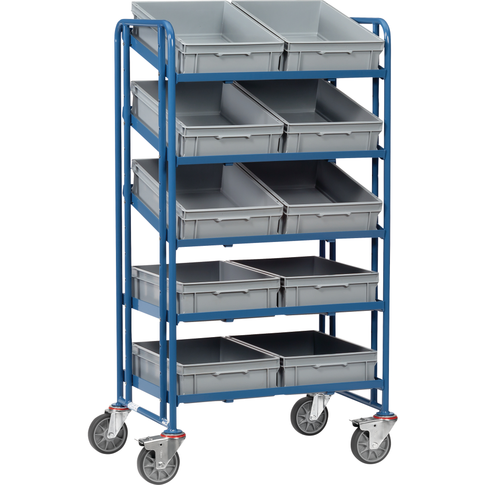 Eurokasten-Wagen 1372 10 Kästen, 820x610mm