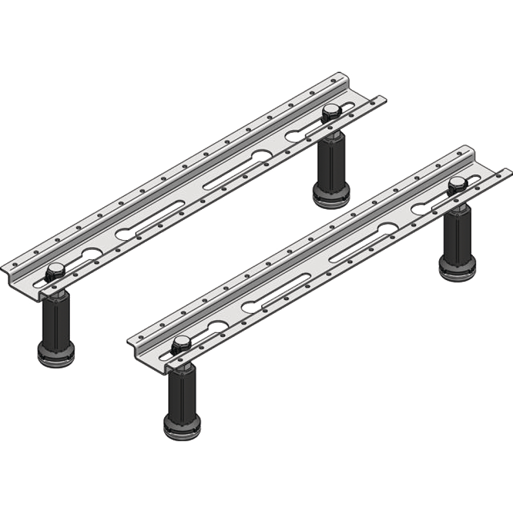FORMAT Tec Acryl-Badewannenfuss bis 1800x800mm, Höhe 125-195mm