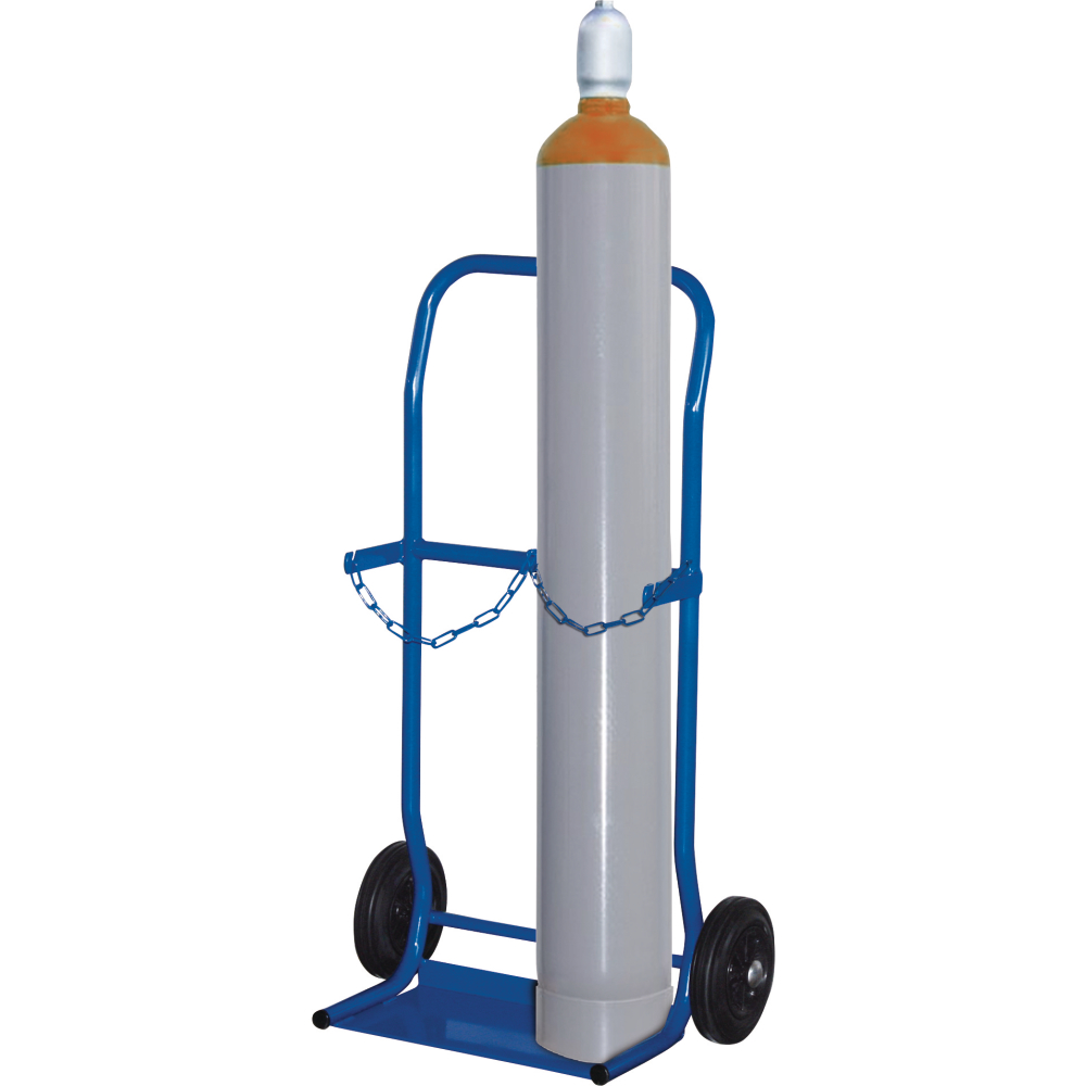 Stahlflaschenkarre 50 kg 2x10 l Gummiräder
