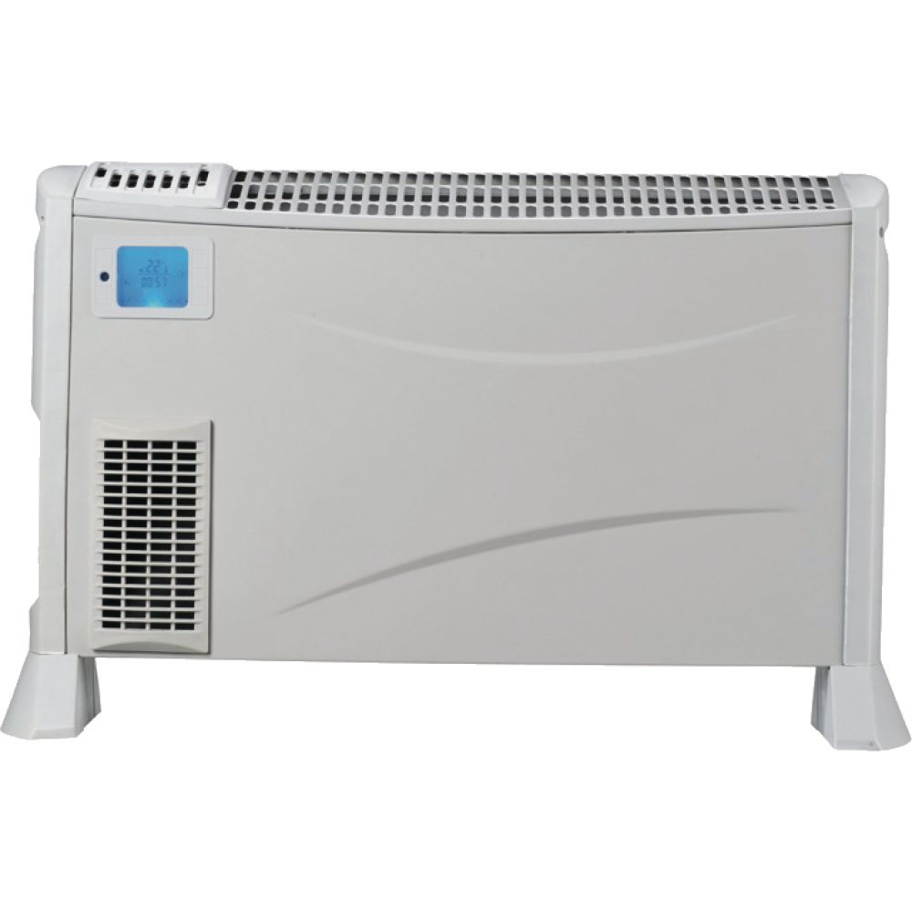 Elektro-Konvektor K360-TL 2000W hellgrau mit Gebläse
