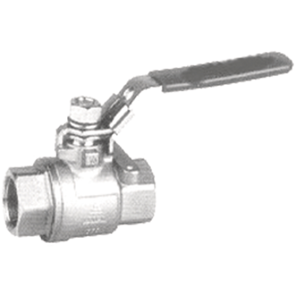 V4A-Fitting 2-teiliger Muffenkugelhahn 11/4"