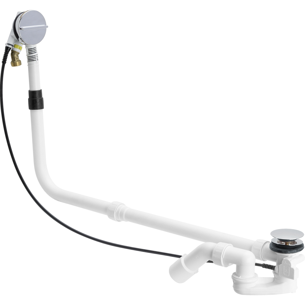 Viega Ab-und Überlauf Multiplex Trio 6161.71 in 1070mmxDN40/50 verchromt