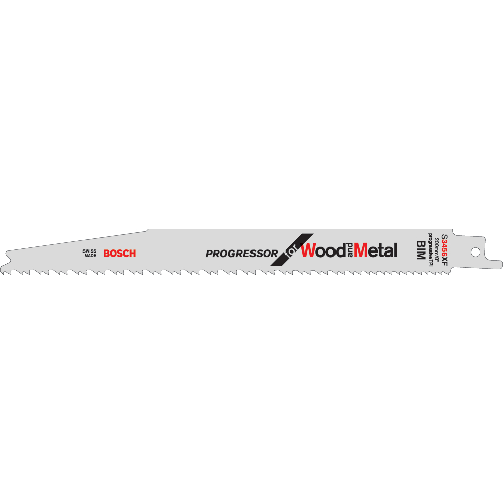 Bosch Säbelsägeblatt S 3456 XF Progressor for Wood and Metal 5er-Pack