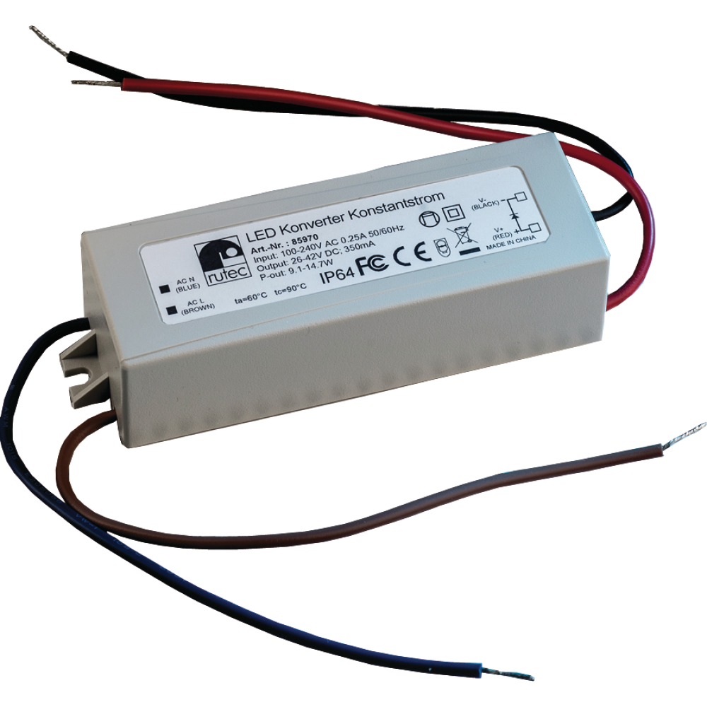 LED-Konverter 350mA 9,1-14,7W IP64 85970