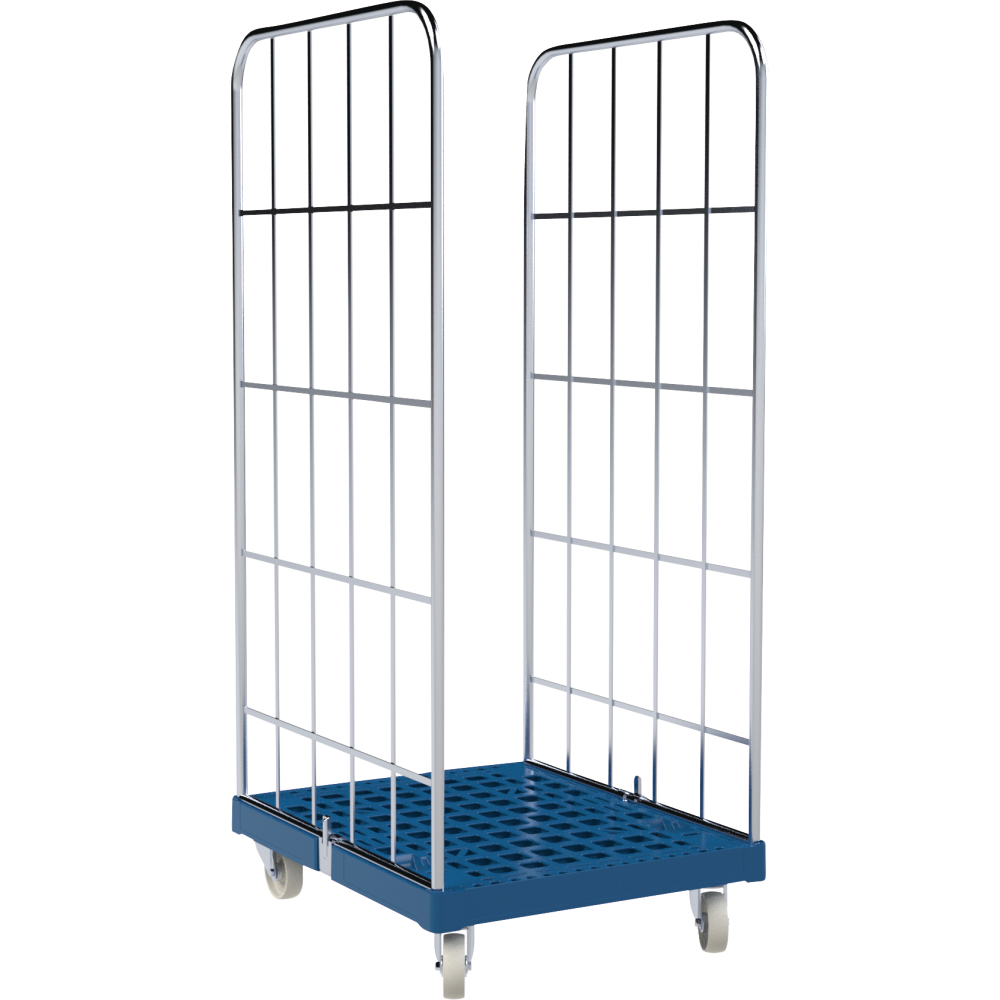 Rollbehälter 2 Wände 682x815x1650