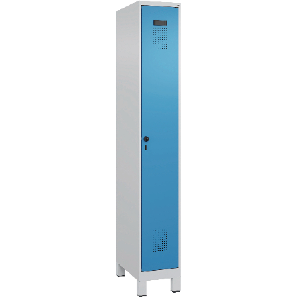 Spind Evolo PLUS 1 Abteil H1950xB400xT500mm RAL7035/RAL5012