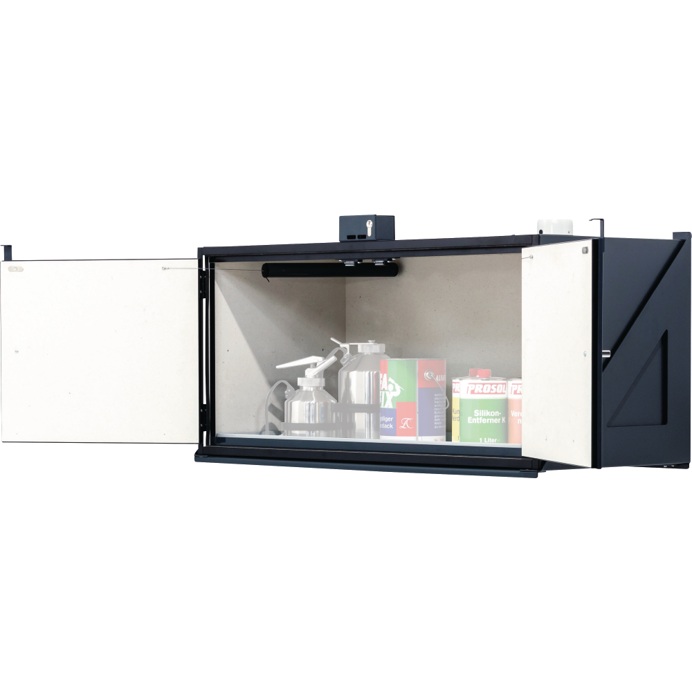 Hängeschrank Typ30 RAL 7016, mit Schloss