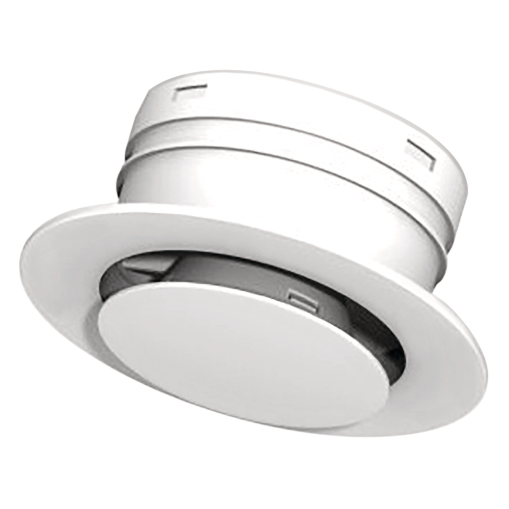 Vaillant Standard Abdeckbl. rund D 125 m für Wandmontage, weiß