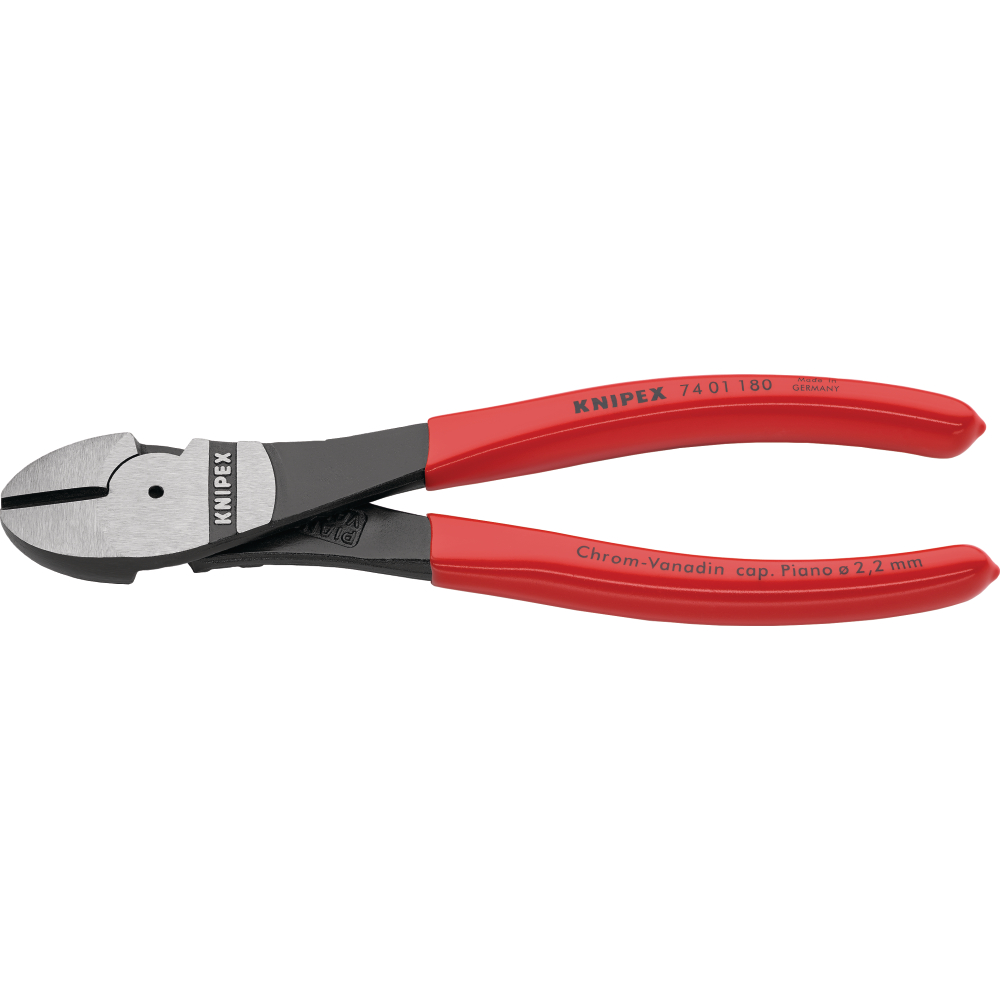 KNIPEX Kraft-Seitenschneider 7401 poliert 180mm