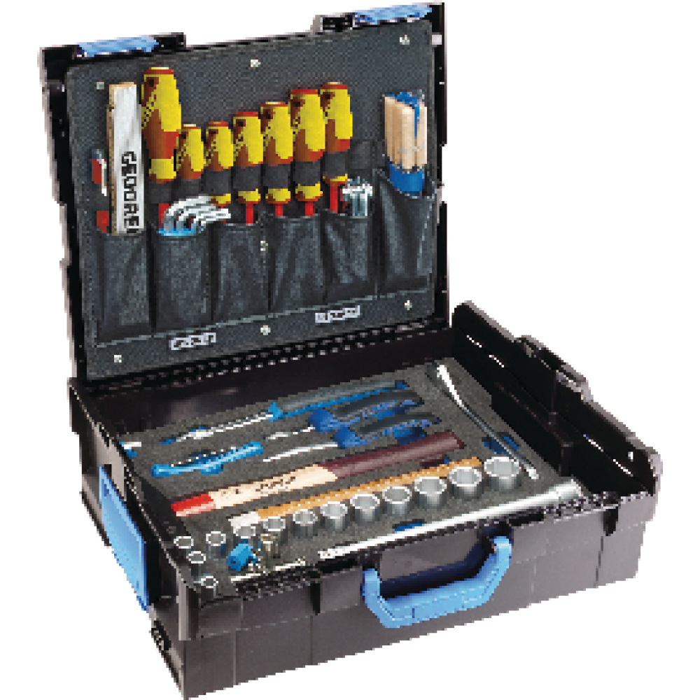 Werkzeugsortiment mit L-Boxx 136 Handwerker 58-teilig