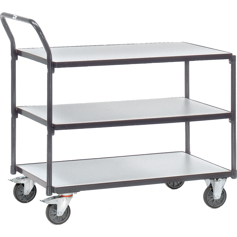 ESD-Tischwagen m. 3 LF 250kg, 850x500mm