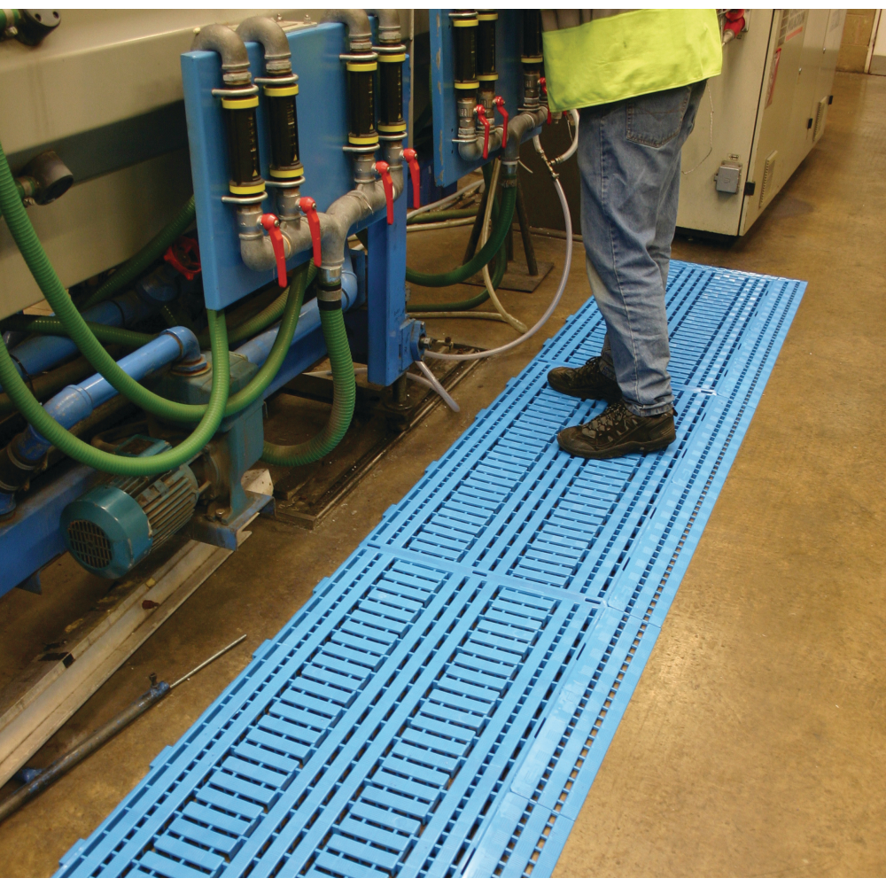 Workdeck Bodenplatte 0.6m x 1.2m, blau