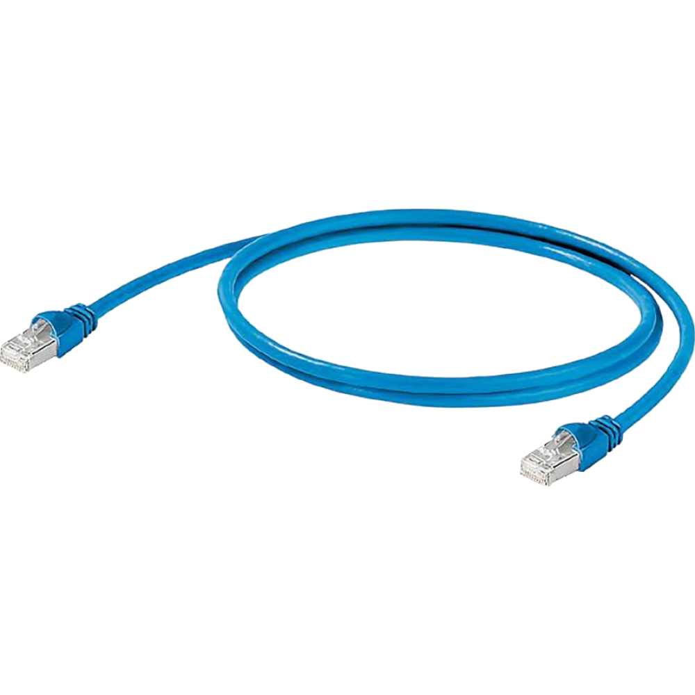 Eaton Patchkabel RJ45 Cat.5e 6kV blau 1,0 m, spannungssicher für APZ/RfZ