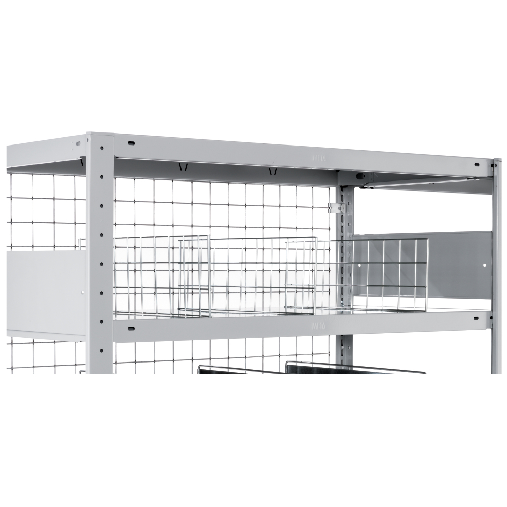 Trenngitter-freistehend 400x150 mm verz.FIX Regal