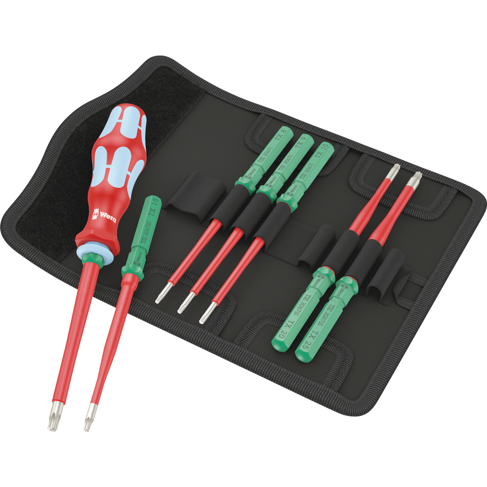 Wera VDE-Wechselklingen-Satz Kraftform Kompakt VDE Stainless 8