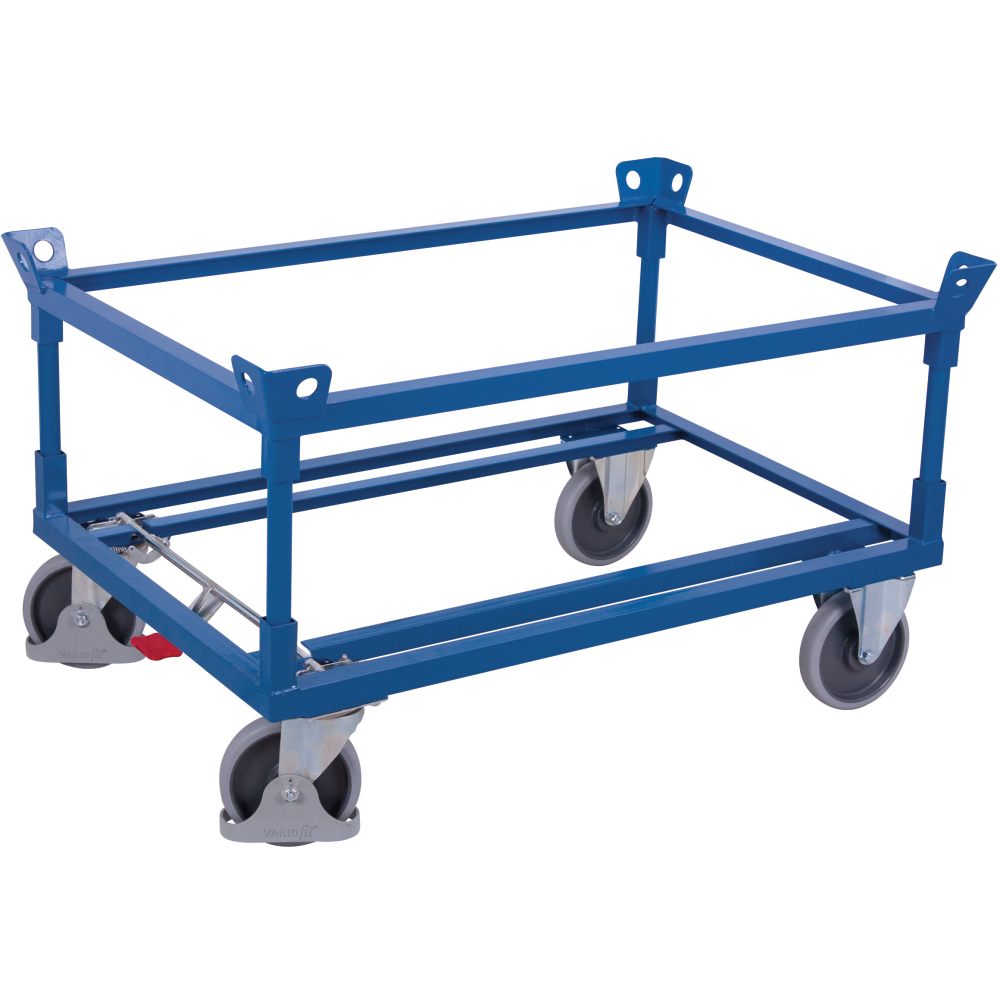 Paletten-Fahrgestell 2 WR 500kg 800x600mm