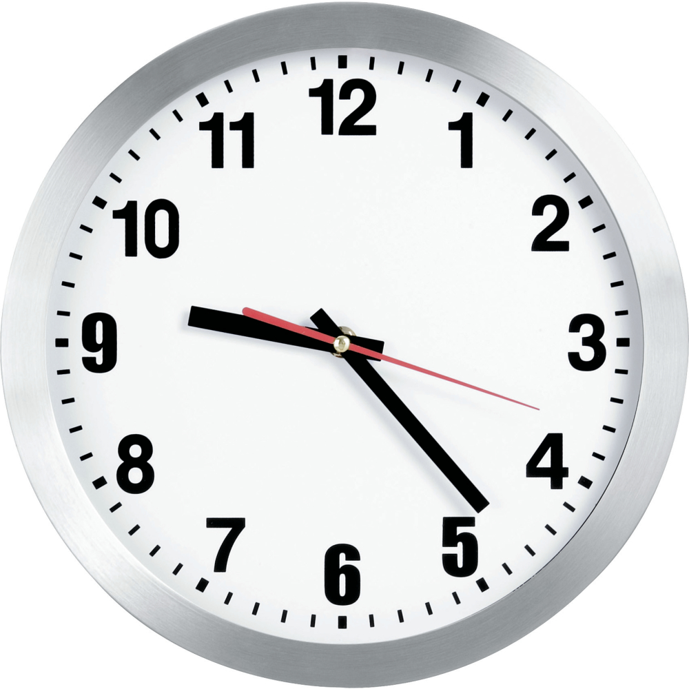 Funk-Wanduhr D300 klass. Ziffernblatt we, Zahlen