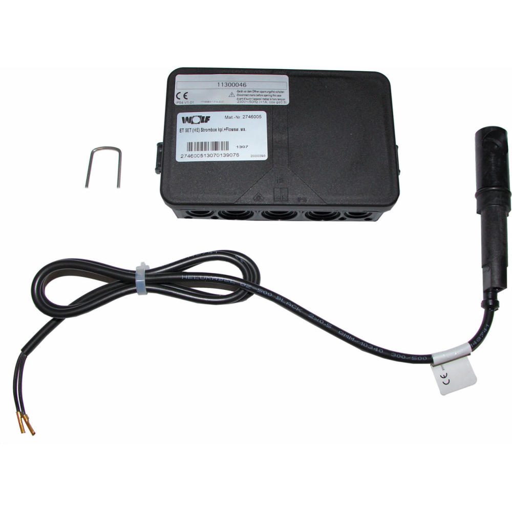 Wolf Set Platine HE Strombox kpl. und Flowswitch, für BSP