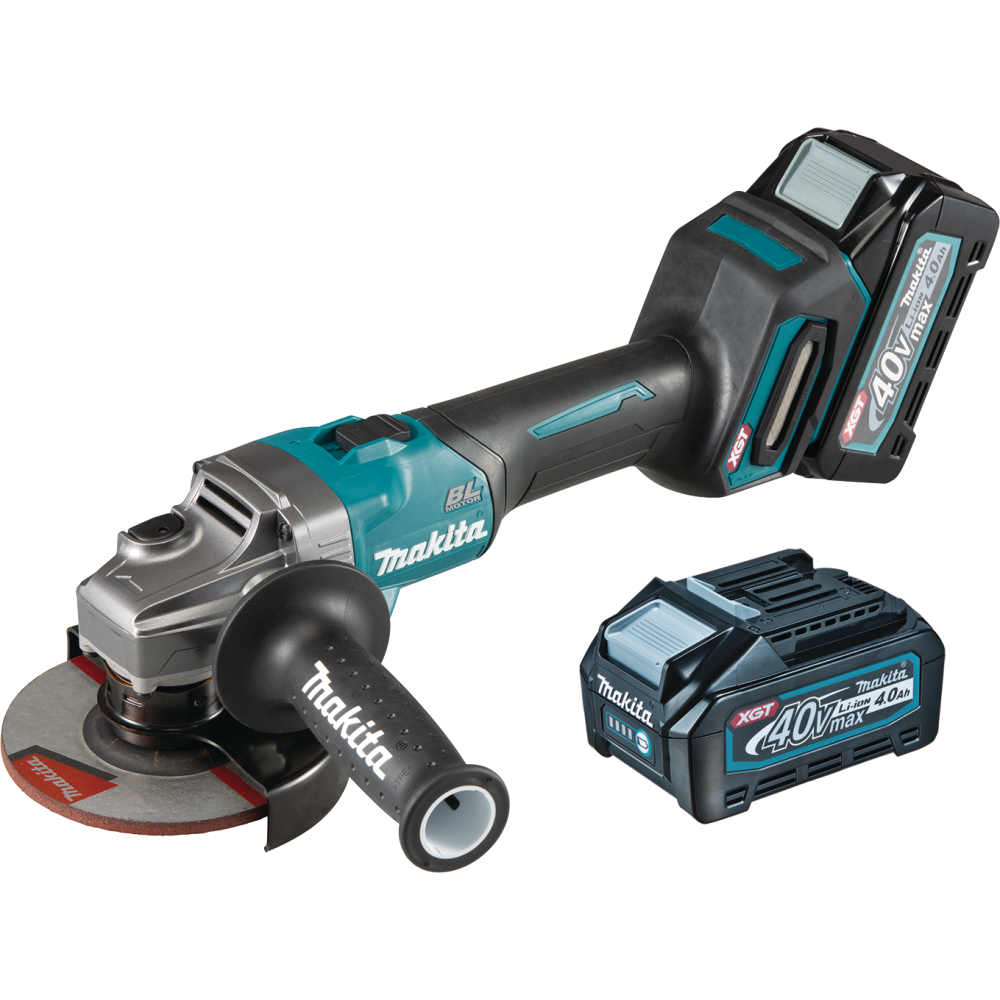 Makita Akku-Winkelschleifer GA008GM201 40V 2x4Ah125mm