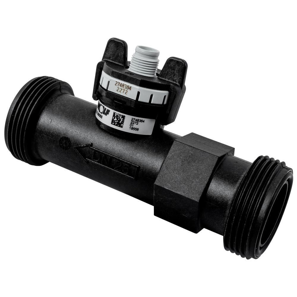 Wolf Durchflusssensor DN25 G 1 1/4" M12, für CHA-16/20 und 20/24