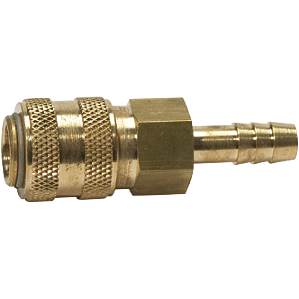 SchnellverschlusskupplungNW 5, Messing, connect-line, Tülle 6mm RIEGLER