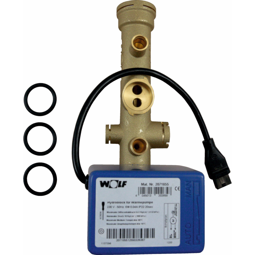 Wolf Hydroblock inkl. 3 Wege Ventil für BWL-1S