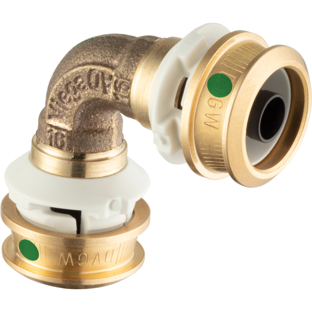 Viega Bogen 90 Grad mit SC Raxofix DN10 5316.01 in DN10 Siliziumbronze