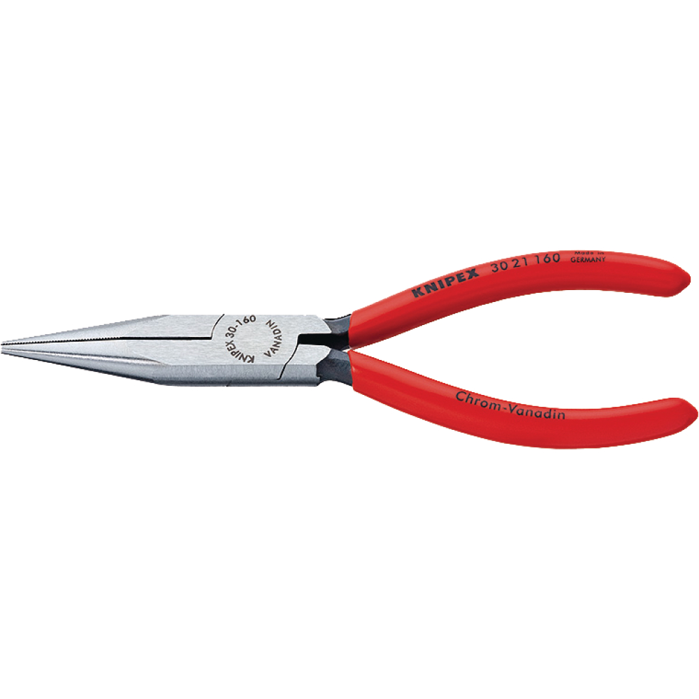 Langbeckzange 160mm Form 2 Knipex flach-runde Backen
