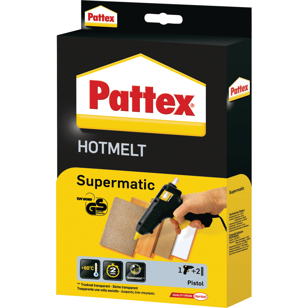 Pattex Heißklebepistole Supermatic für Klebestick-Ø 11mm Henkel