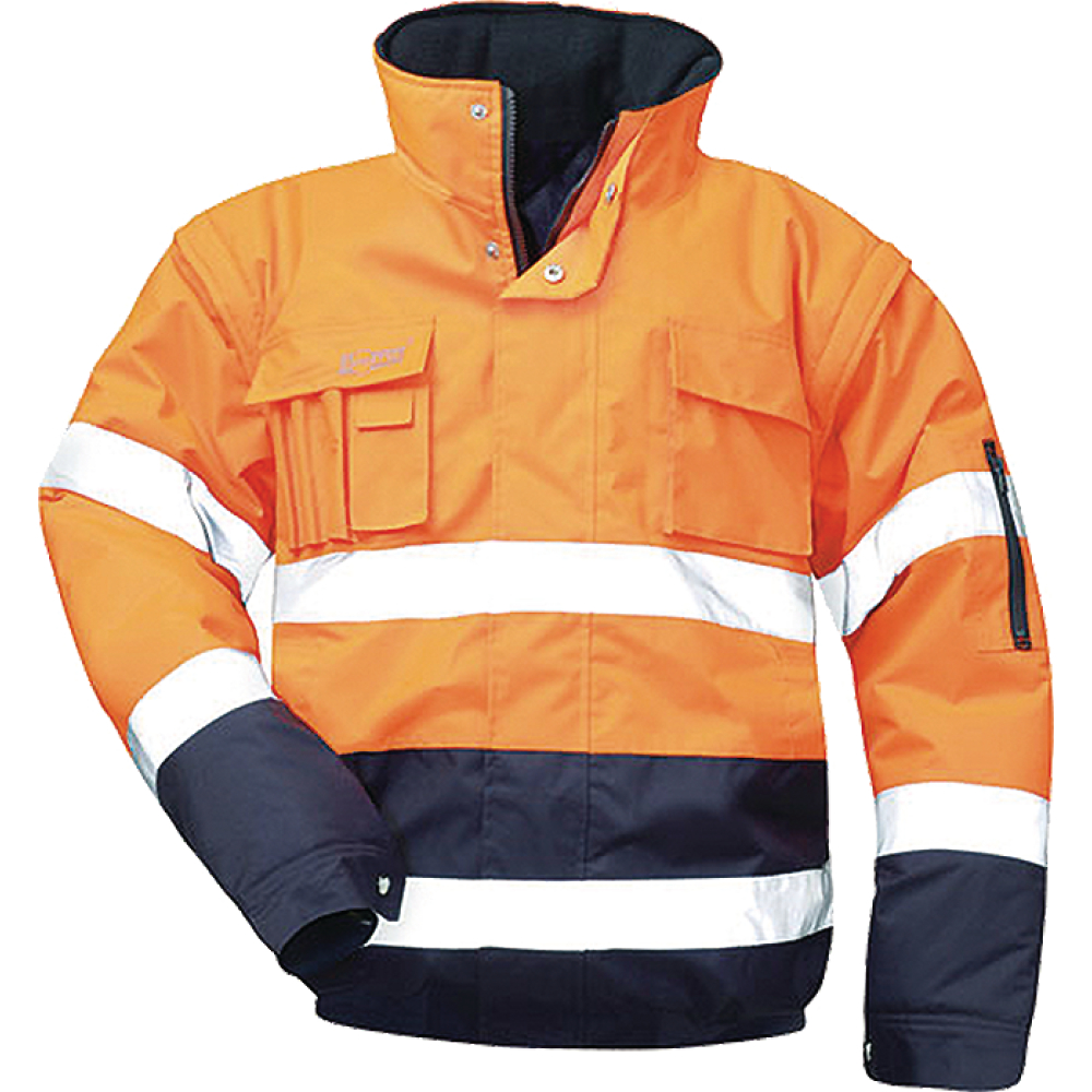 SAFESTYLE® Warnschutzpilotjacke OTTO orange/marine Gr.XL