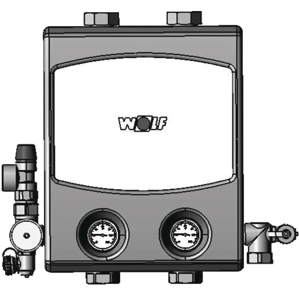 Wolf Pumpengruppe Heiz- kreis für CGB-75, CGB-100