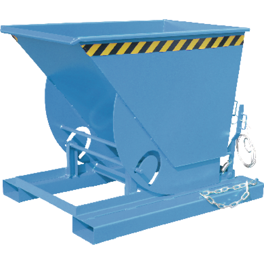 Kippbehälter m. Abrollsys0,75 cbm, RAL 5012