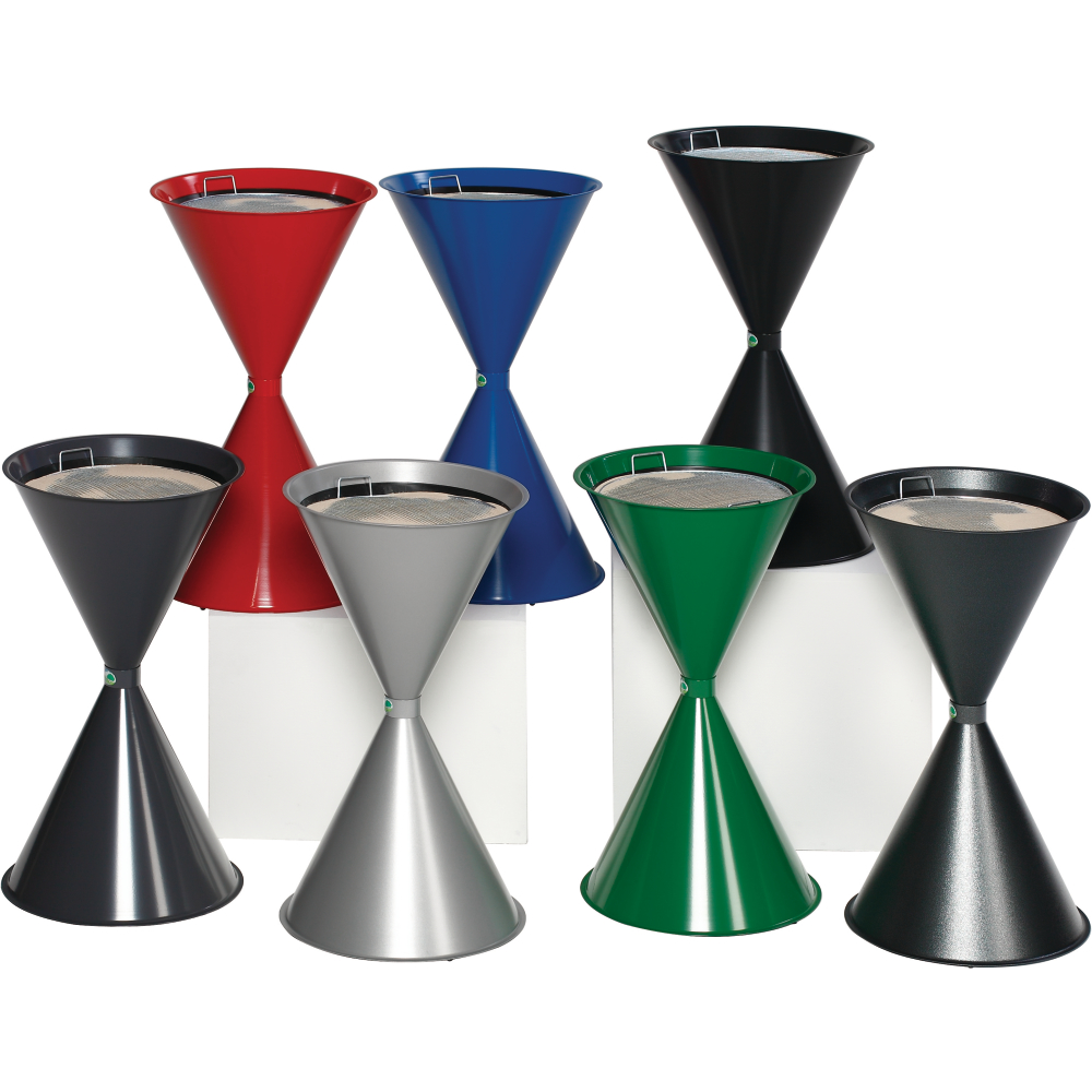 Standascher Diabolo weiß H 730 mm