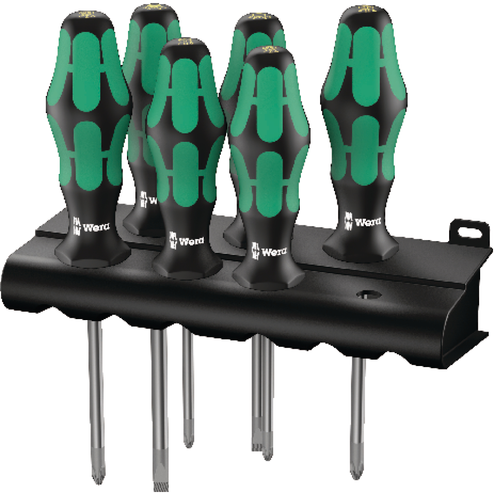 Schraubendreher-Satz 05105656001 Schlitz/PZ 6-teilig