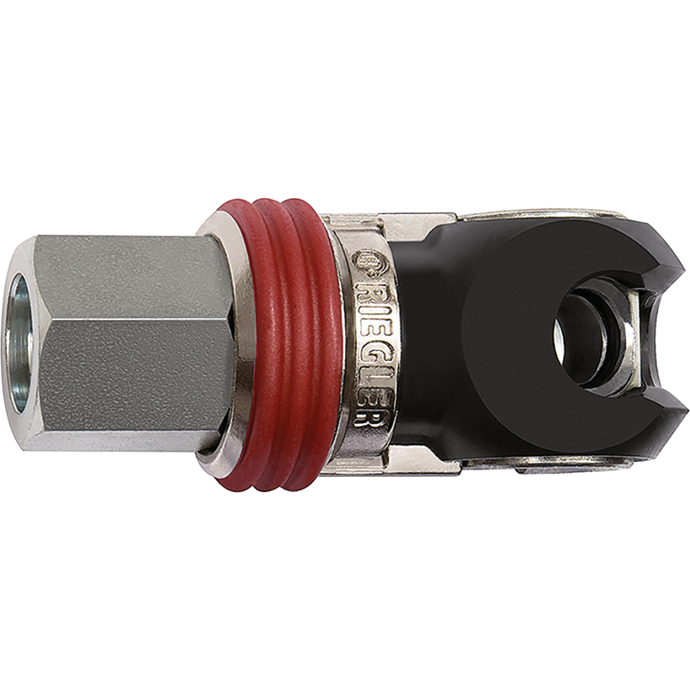 Schwenk-Sicherheits- Kupplung NW 7,2, Stahl, IG G1/2" RIEGLER