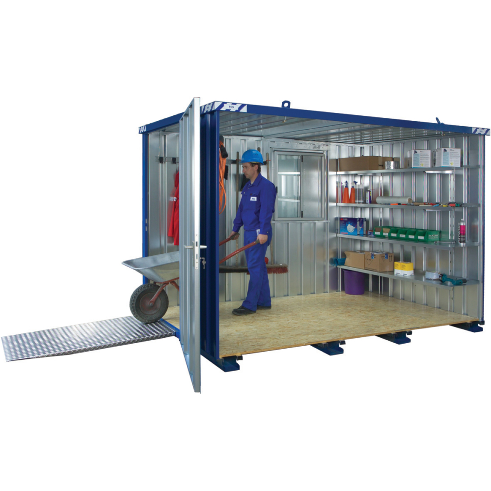 Schnellbau-Container SC 3x2m,1 Flügeltür