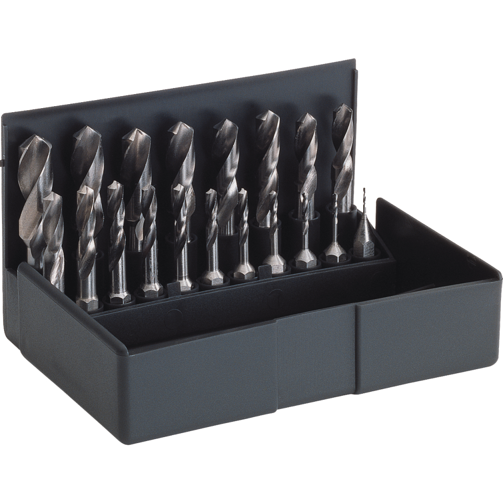Spiralbohrer-Bit-Satz HSS-G M1,0-10,0mm