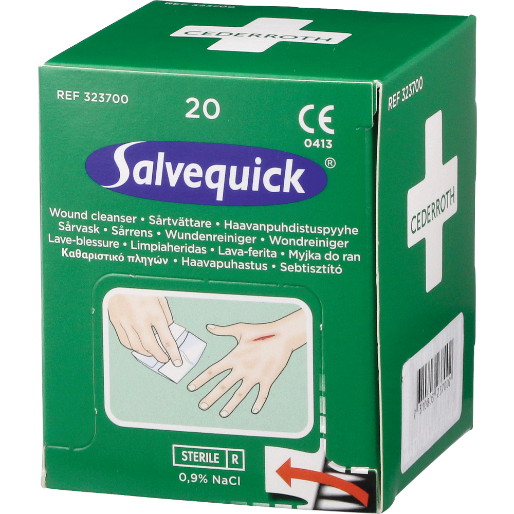 Salvequick Haut- u. Wundreinigungstücher 20St.