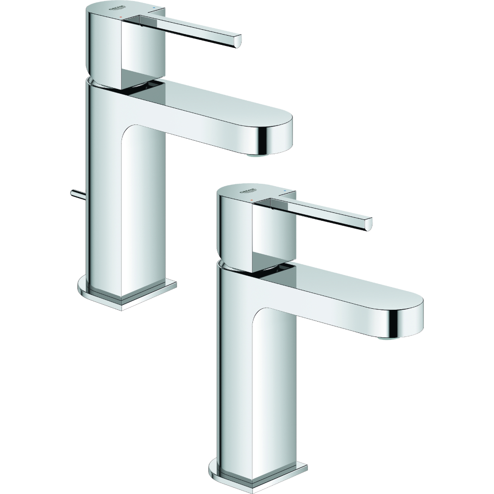 Waschtischarmatur Plus S-Size chrom Push-Open