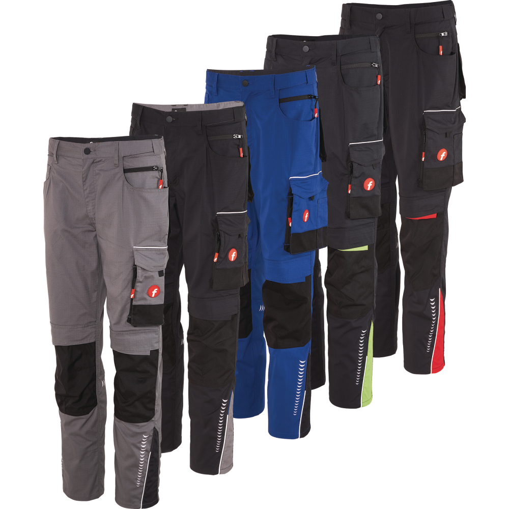 Fortis Herren-Bundhose Performance grau/schwarz Größe 42