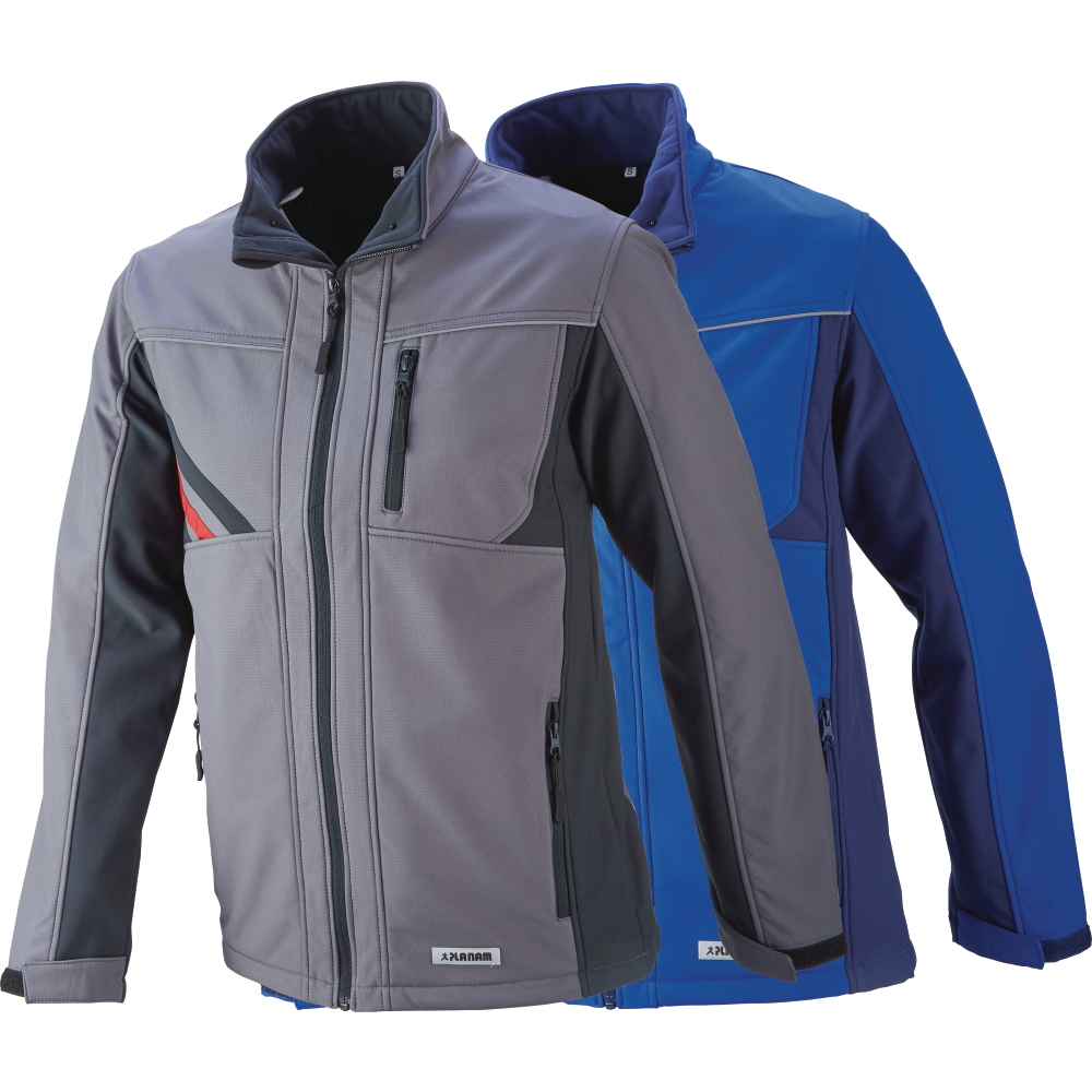 Planam Softshelljacke Highline kornblau Gr.3XL