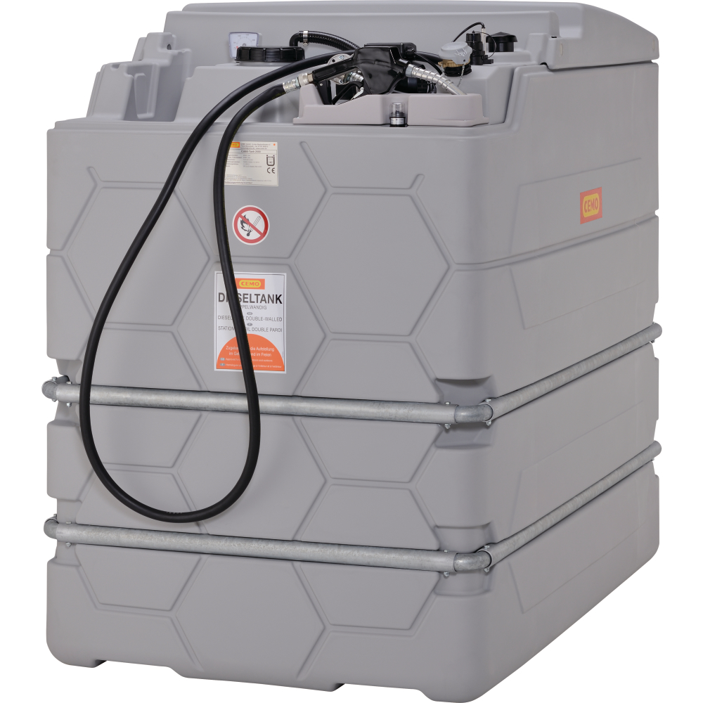 Dieseltank CUBE 1500l Indoor Basic,o.Deckel